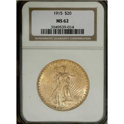 1915 $20 MS62 NGC