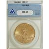 Image 1 : 1922 $20 MS63 ANACS