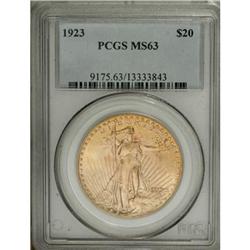 1923 $20 MS63 PCGS