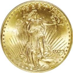 1923 $20 MS64 PCGS