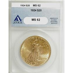 1924 $20 MS62 ANACS