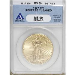 1927 $20 MS60 ANACS