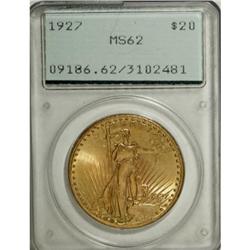 1927 $20 MS62 PCGS