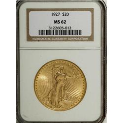 1927 $20 MS62 NGC