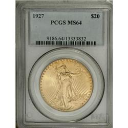 1927 $20 MS64 PCGS