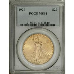 1927 $20 MS64 PCGS