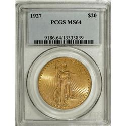 1927 $20 MS64 PCGS