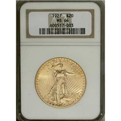 1927 $20 MS64 NGC