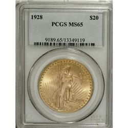 1928 $20 MS65 PCGS
