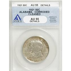 1921 50C Alabama AU55 ANACS