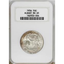 1936 50C Albany MS65 NGC