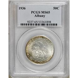 1936 50C Albany MS65 PCGS