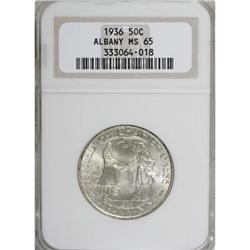 1936 50C Albany MS65 NGC