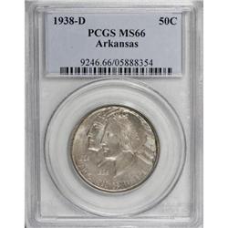 1938-D 50C Arkansas MS66 PCGS