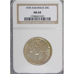 1939 50C Arkansas MS64 NGC
