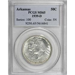 1939-D 50C Arkansas MS65 PCGS