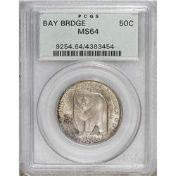 1936-S 50C Bay Bridge MS64 PCGS