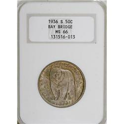 1936-S 50C Bay Bridge MS66 NGC