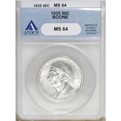 1935 50C Boone MS64 ANACS