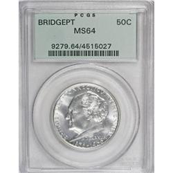 1936 50C Bridgeport MS64 PCGS