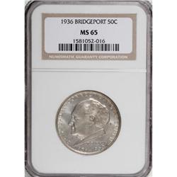 1936 50C Bridgeport MS65 NGC
