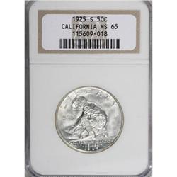 1925-S 50C California MS65 NGC