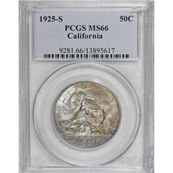 1925-S 50C California MS66 PCGS