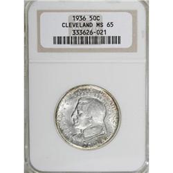 1936 50C Cleveland MS65 NGC