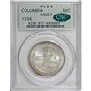 Image 1 : 1936 50C Columbia MS67 PCGS