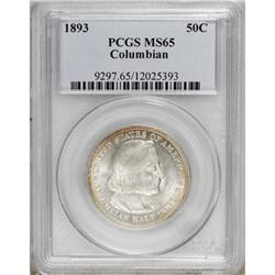 1893 50C Columbian MS65 PCGS