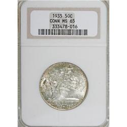 1935 50C Connecticut MS65 NGC