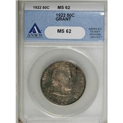 1922 50C Grant no Star MS62 ANACS