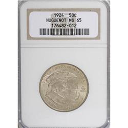 1924 50C Huguenot MS65 NGC