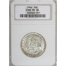1946 50C Iowa MS66 NGC