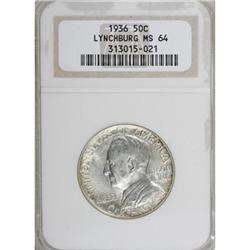 1936 50C Lynchburg MS64 NGC