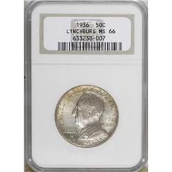 1936 50C Lynchburg MS66 NGC