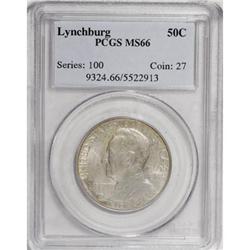 1936 50C Lynchburg MS66 PCGS