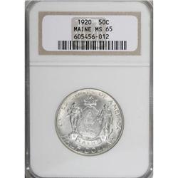 1920 50C Maine MS65 NGC