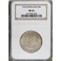1934 50C Maryland MS65 NGC