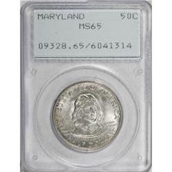 1934 50C Maryland MS65 PCGS