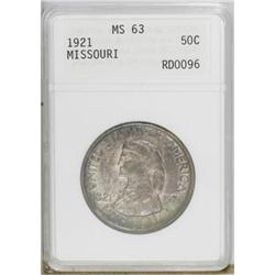 1921 50C Missouri MS63 ANACS
