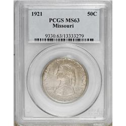 1921 50C Missouri MS63 PCGS