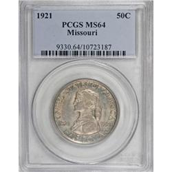 1921 50C Missouri MS64 PCGS