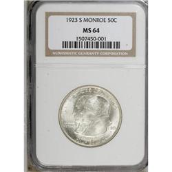 1923-S 50C Monroe MS64 NGC