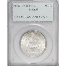 1938 50C New Rochelle MS65 PCGS