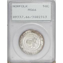 1936 50C Norfolk MS66 PCGS