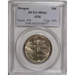 1926 50C Oregon MS66 PCGS