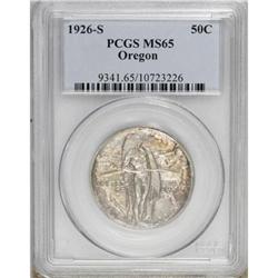 1926-S 50C Oregon MS65 PCGS