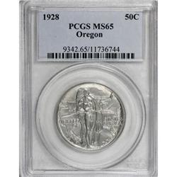 1928 50C Oregon MS65 PCGS