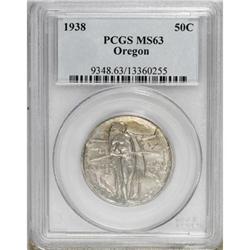 1938 50C Oregon MS63 PCGS